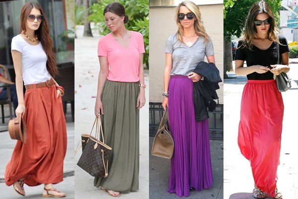 long skirt casual outfit