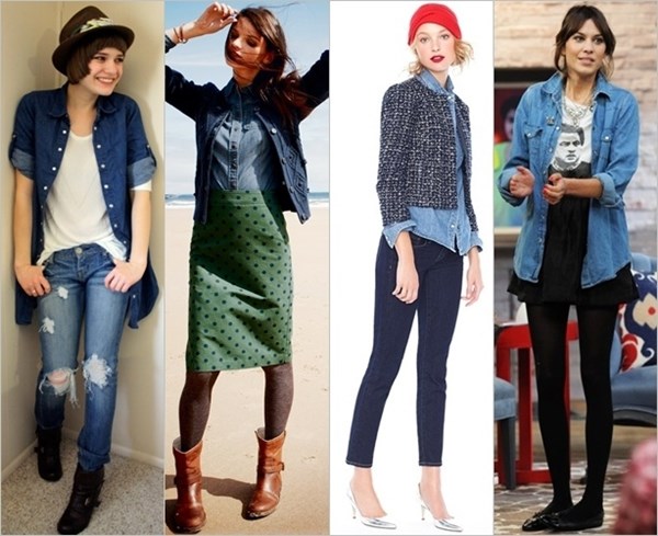 How to Wear Denim Shirts in Various Fashionable Looks - Gorgeous ...