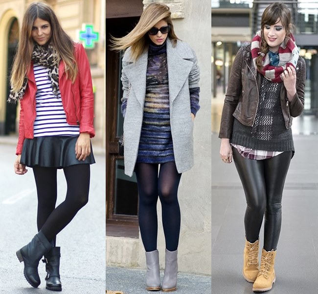 winter boots outfit ideas