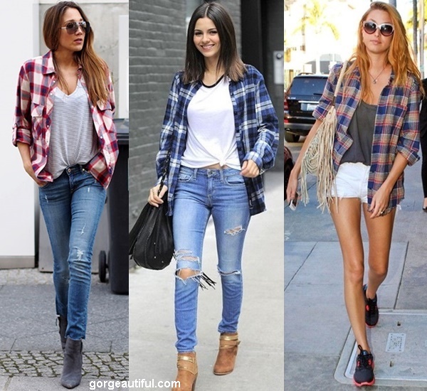 Ways to Wear Flannel and Plaid Shirt 