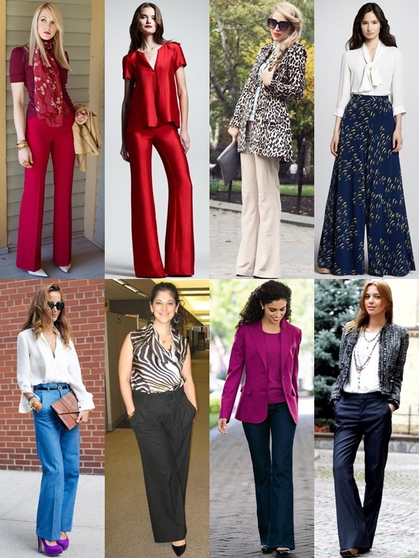  Office Flare Pants for Women Classic Formal Solid
