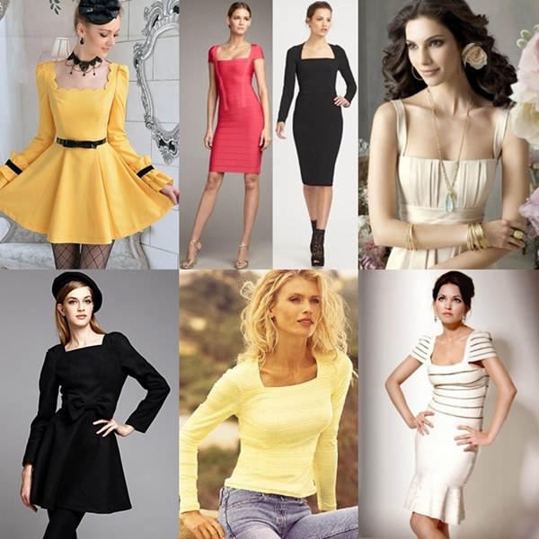 Square Neckline : Different types & the best one to choose for you
