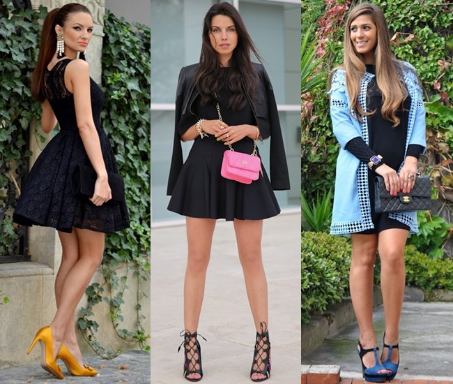 color of shoes for black dress
