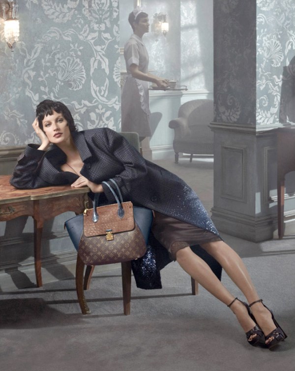Louis Vuitton 2013 Checkers Fashion Campaign Print Ad