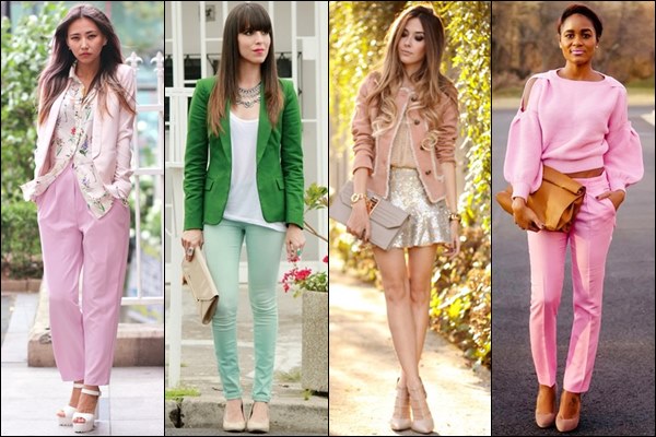 pastel casual outfits