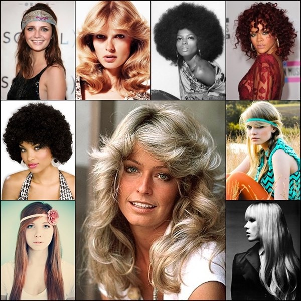 Makeup | Disco hair, 70s hair and makeup, 70s disco hairstyles