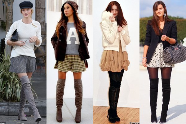 How to wear thigh high boots - Connecticut in Style