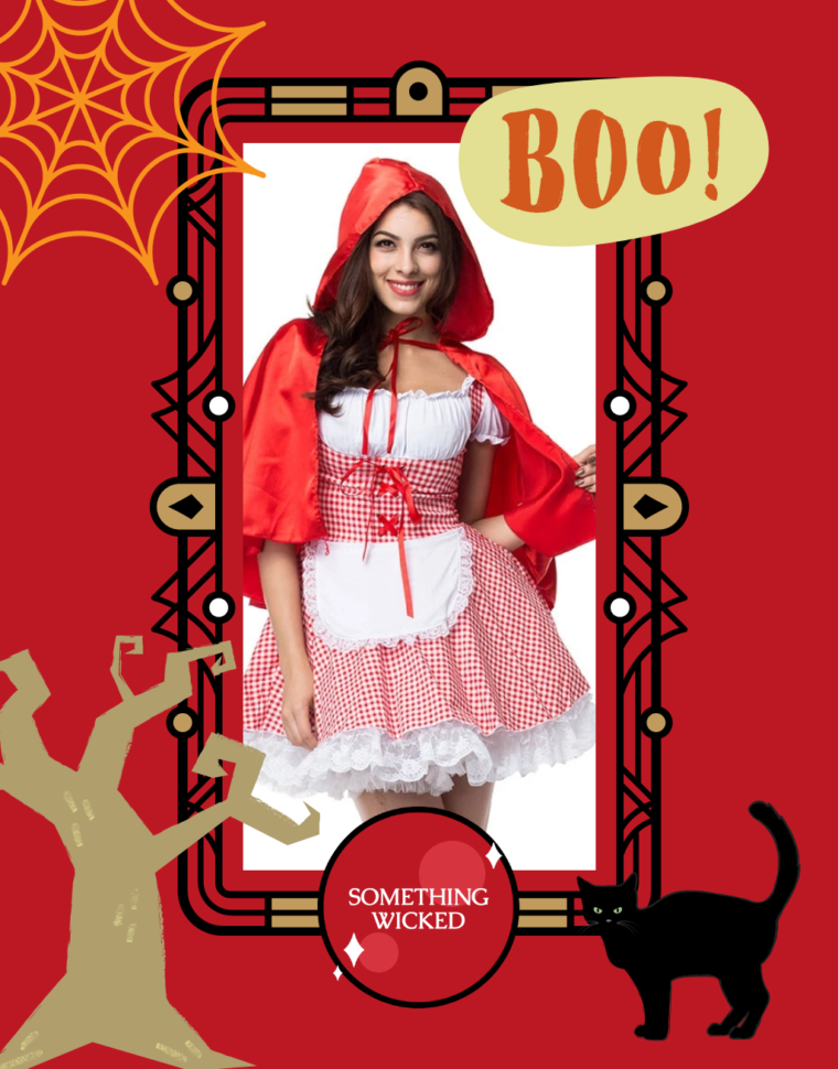 Sexy Plus Size Halloween Little Red Riding Hood Costumes 4526